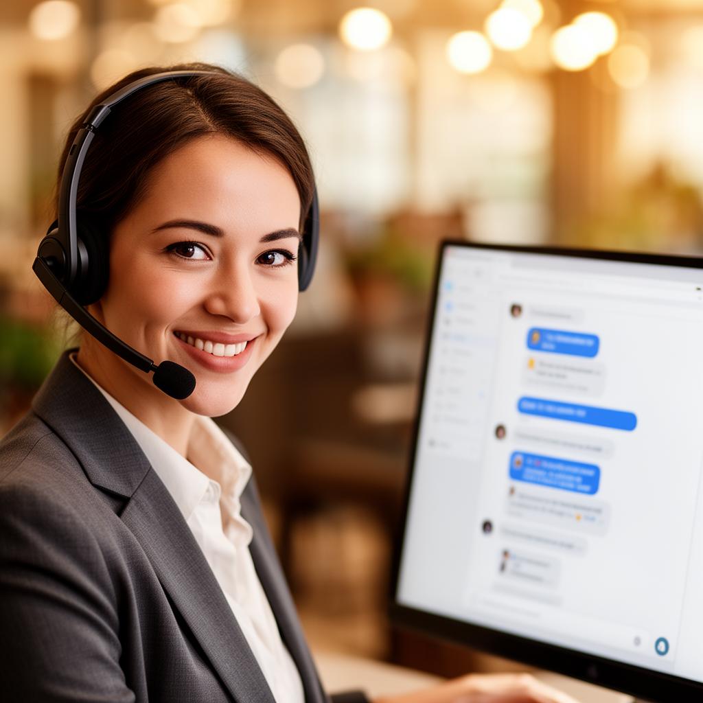 Customer support professional